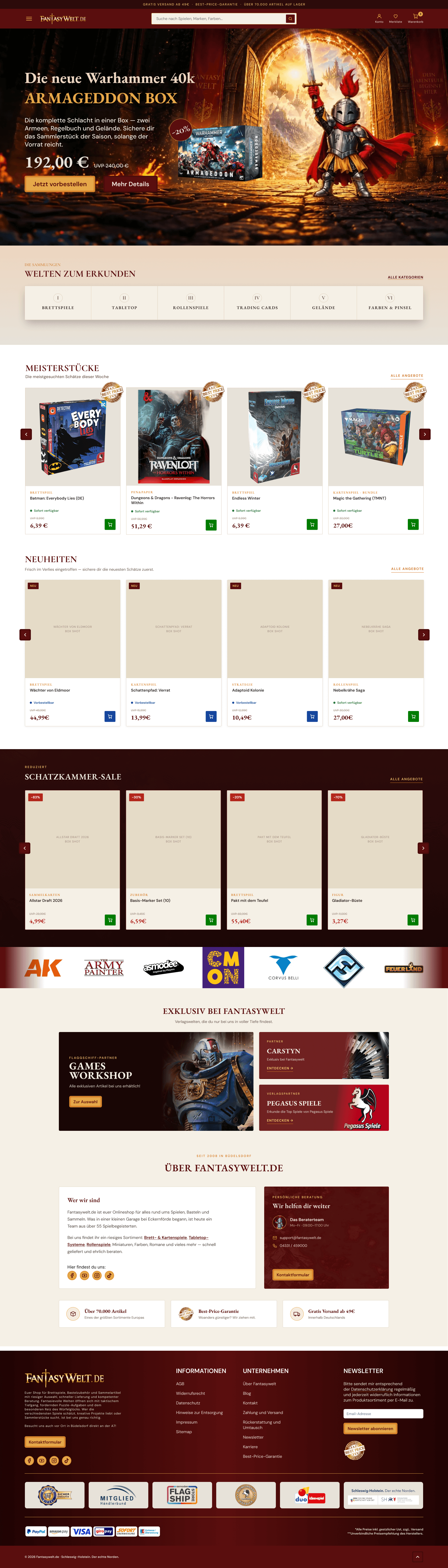 Fantasywelt Redesign